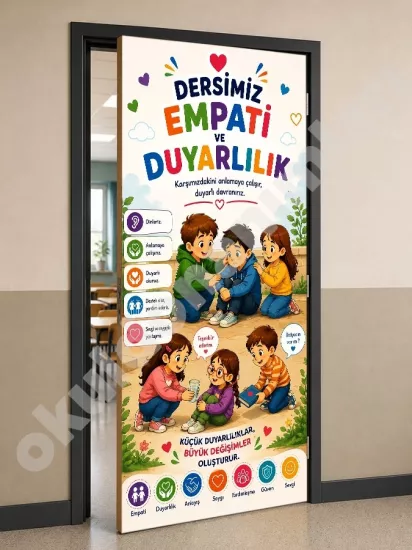 Değerler Eğitimi Temalı Sınıf Posteri