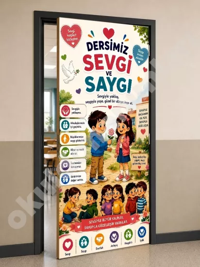 Okul Değerler Eğitimi Posteri