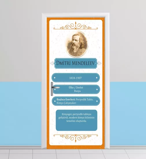 Kimya ve Fen Bilimleri İçin Eğitim Posteri