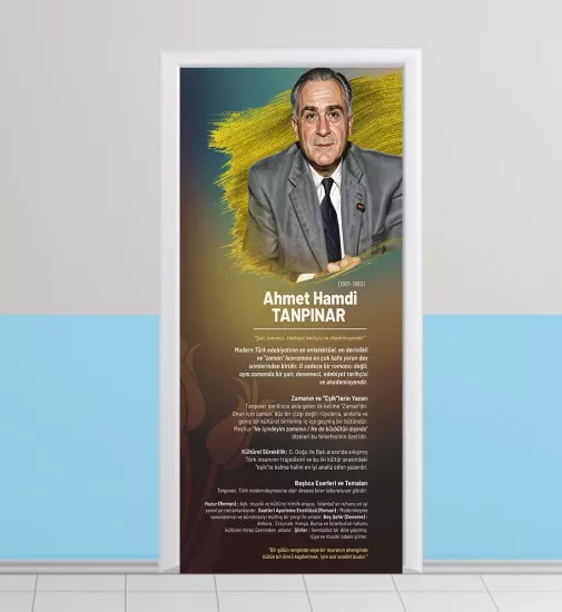 Türk Edebiyatı Temalı Okul Kapısı