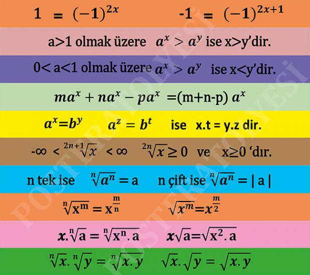 Matematik merdiven yazıları