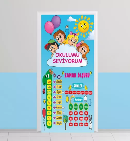 Okul kapı giydirme