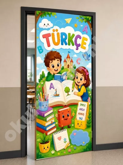  İlkokul Türkçe Ders Posteri