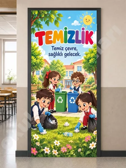 Okul Temizlik Kapı Giydirme