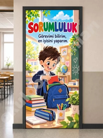 Sorumluluk Okul Kapı Giydirme