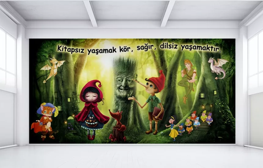 kütüphane duvar kağıdı