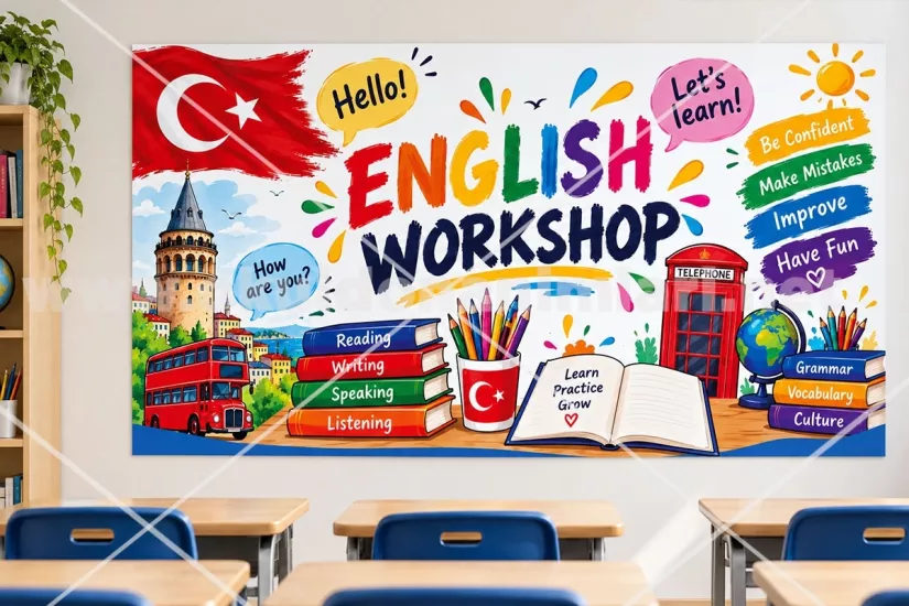 İngilizce Atölyesi Posteri