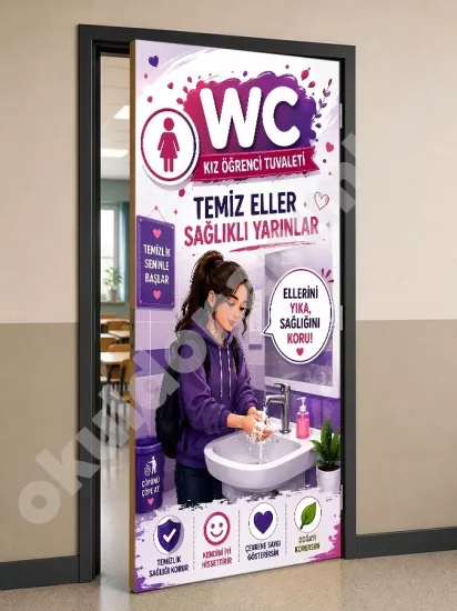 Okul Tuvalet Kapı Posteri