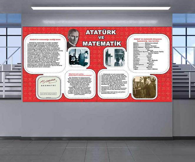 Atatürk ve Matematik posterini en uygun fiyat ve hızlı kargo avantajıyla sahip olabilirsiniz. Türkiye’nin en iyi matematik sokağı posterleri