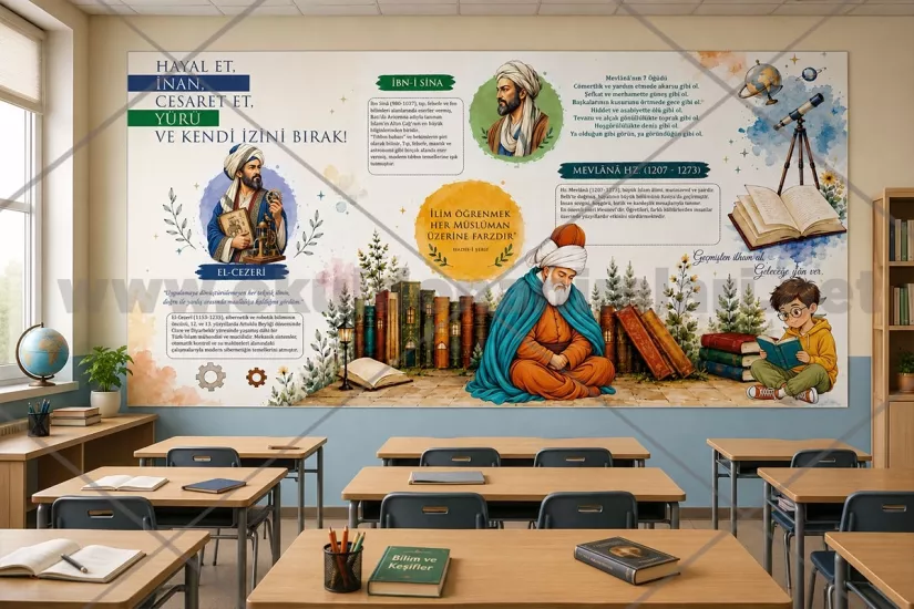 Okul Koridor Posteri