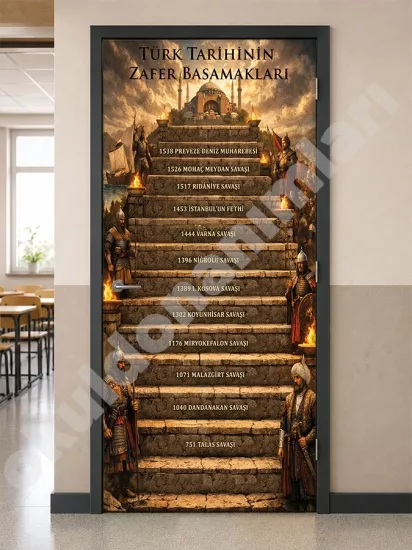 Okul ve Kurumlar İçin Eğitici Duvar Stickerı