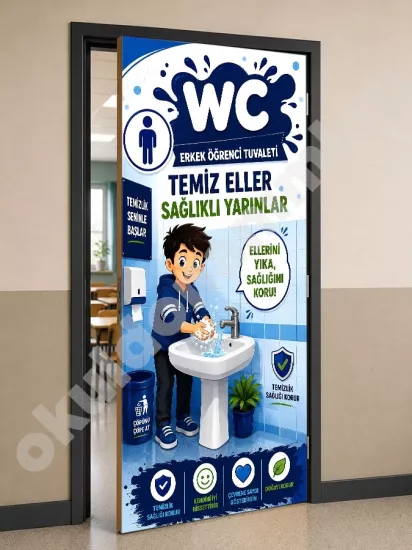 Ortoakul wc kapı giydirme
