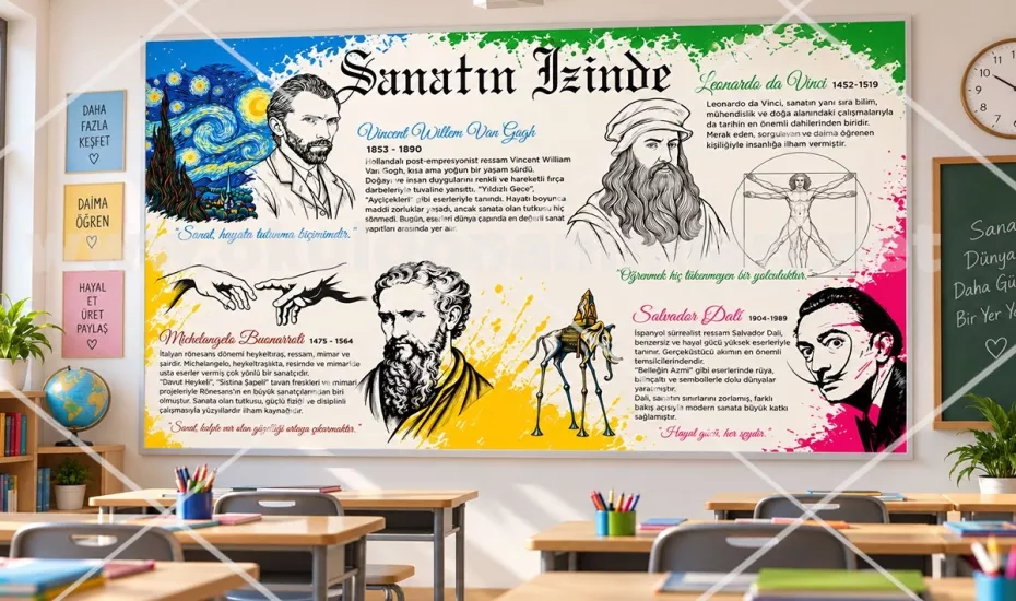 Okul Duvar Posteri
