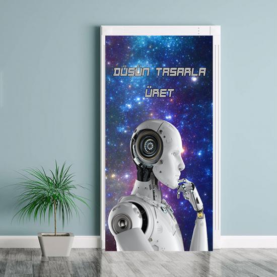 Robotik kodlama posteri, robotik kodlama afişi, robotik kodlama duvar giydirme, robotik kodlama sınıfı, robotik kodlama atölyesi, robotik kodlama kapı giydirme, robotik kapı giydirme, kodlama kapı giy