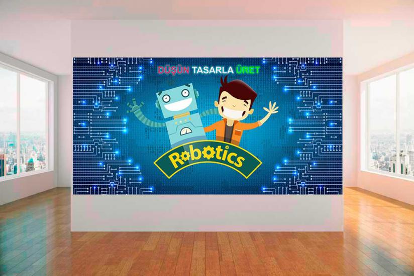 Robotik kodlama posteri, robotik kodlama afişi, robotik kodlama duvar giydirme, robotik kodlama sınıfı, robotik kodlama atölyesi, robotik kodlama kapı giydirme, robotik kapı giydirme, kodlama kapı giy