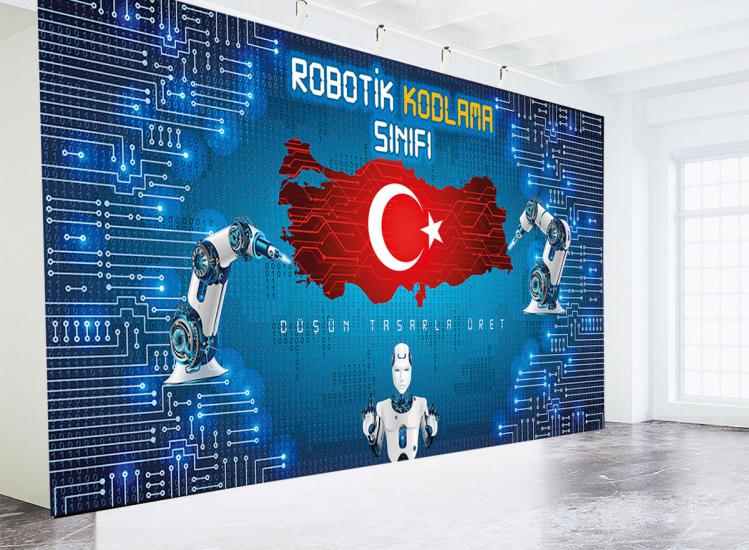 robotik kodlama, robotik koldama sınıfı, stem sınıfı, robotik kodlama duvar giydirme, robotik kodlama kapı giydirme, stem duvar giydirme, teknoloji sınıfı, teknoloji kapı giydirme, kodlama posteri, ko