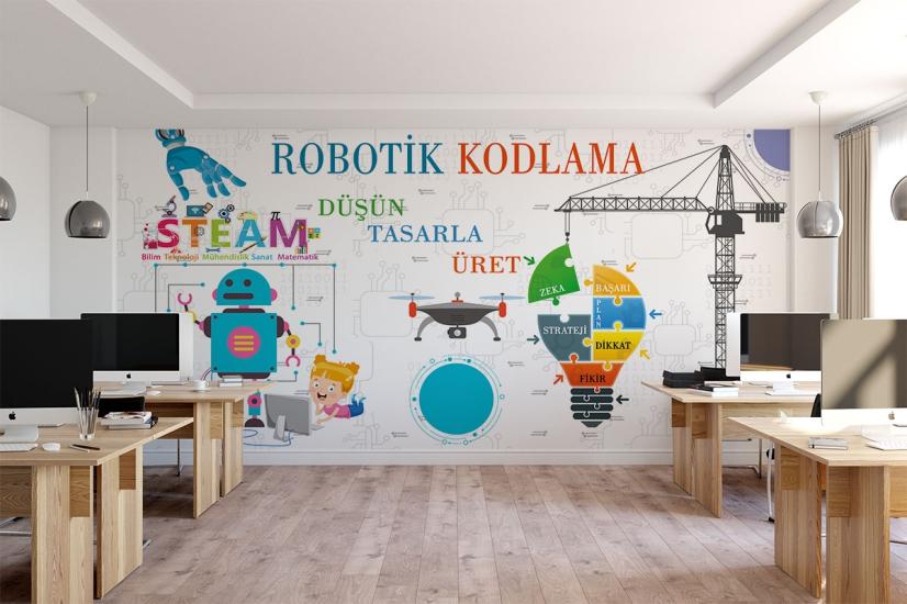 Robotik kodlama duvar kağıdı