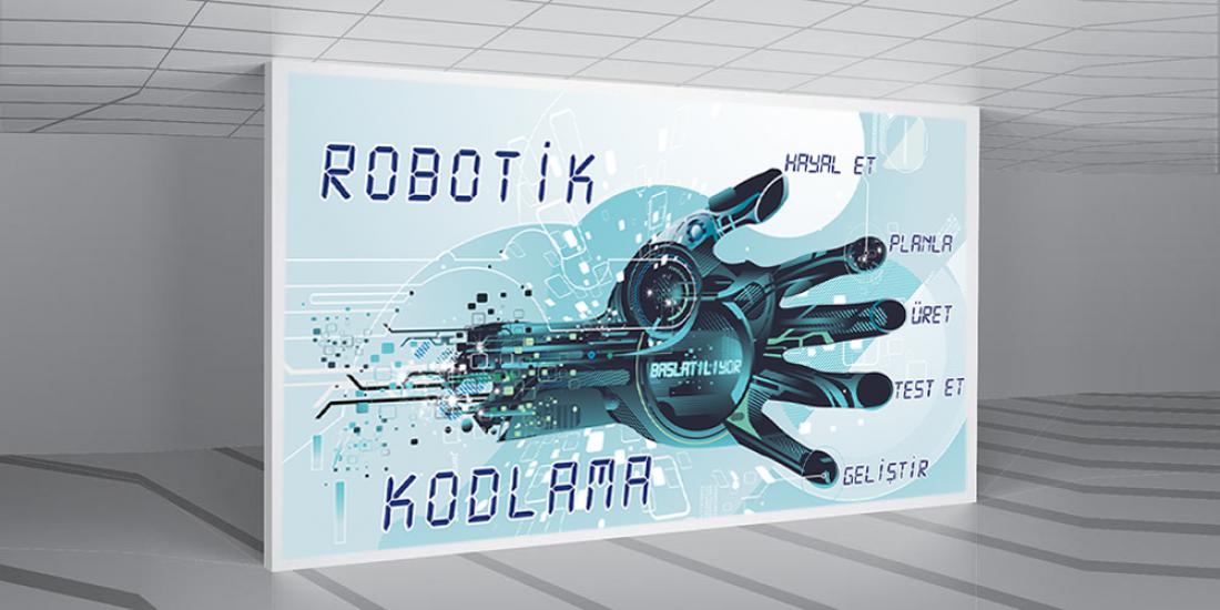 Robotik kodlama posteri