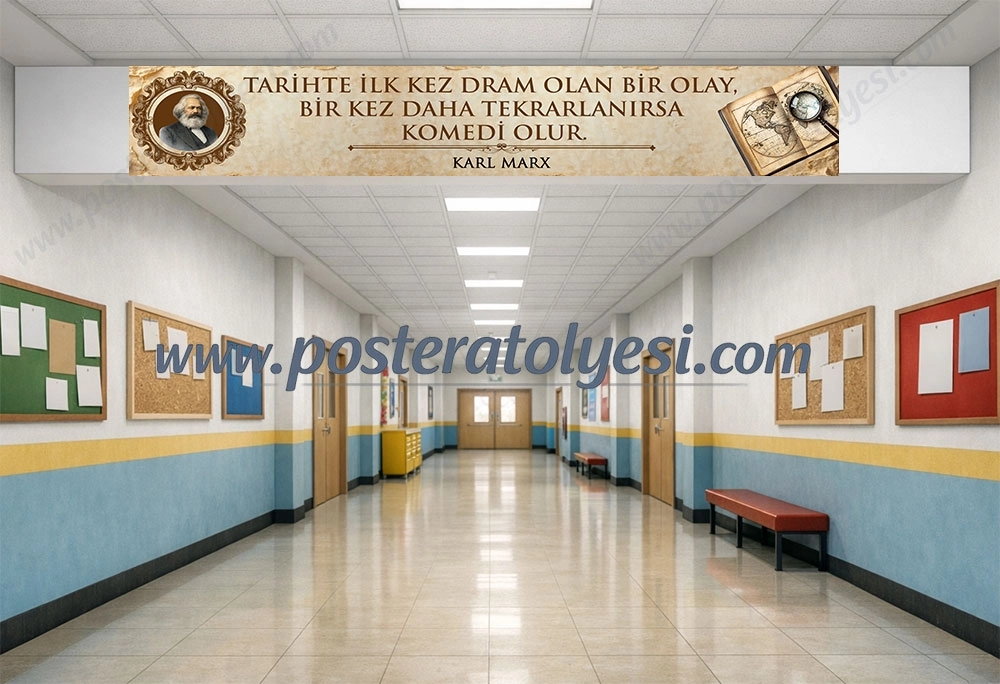 Karl Marx kiriş yazısı