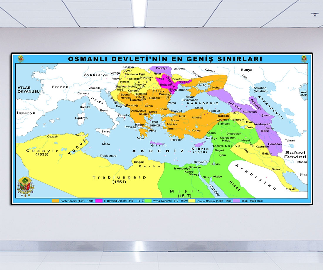 Osmanlı devletinin en geniş sınırları