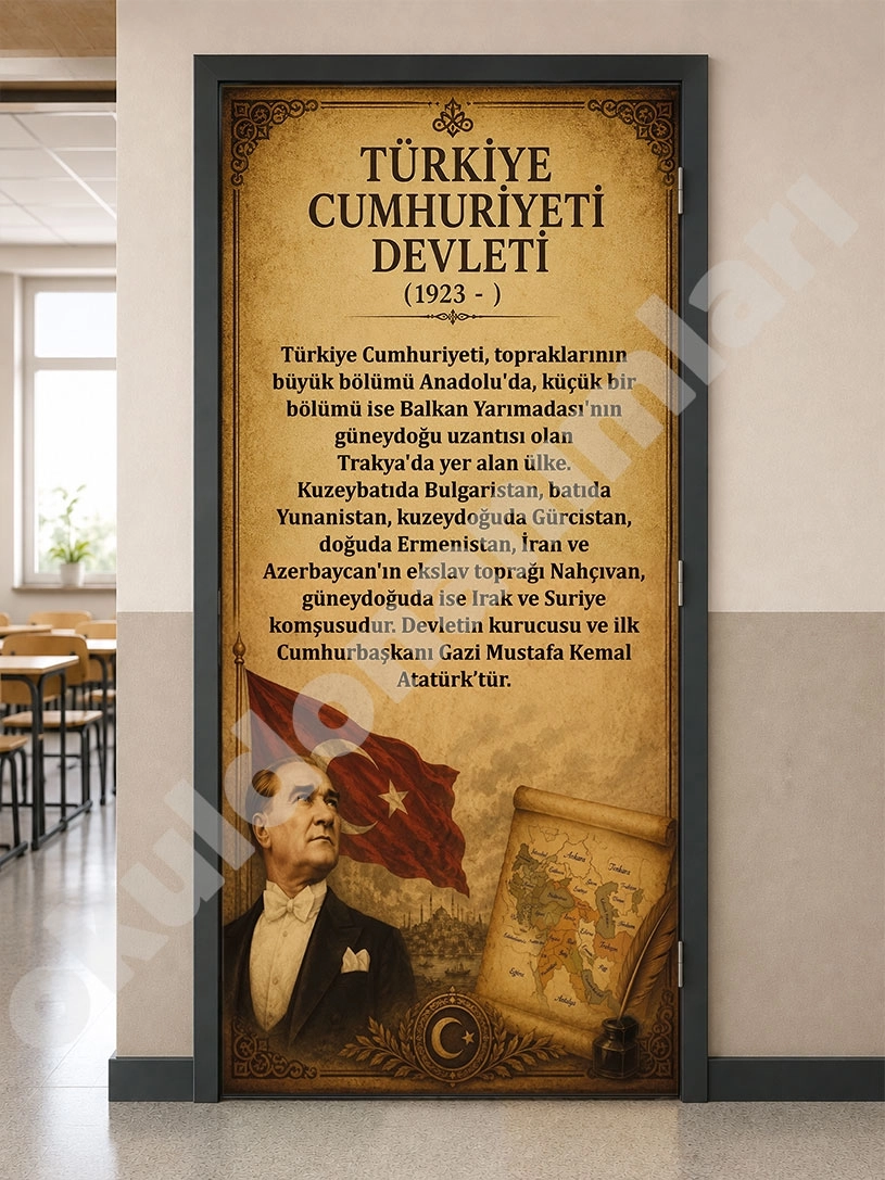 Türkiye Cumhuriyeti Devleti Kapı Giydirme