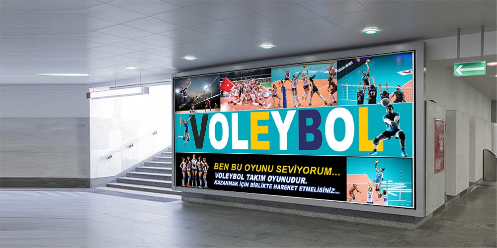 Voleybol posteri