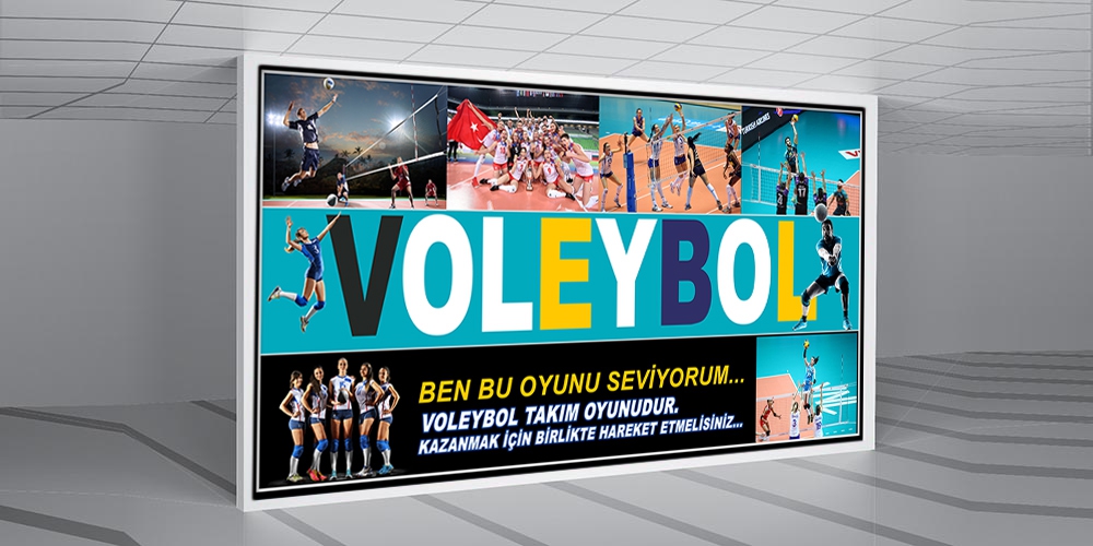 Voleybol posteri