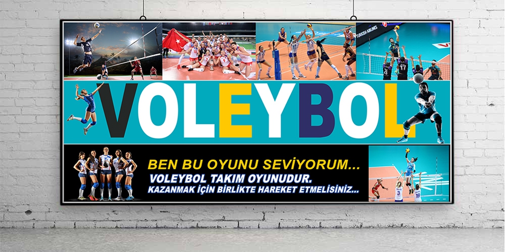 Voleybol posteri