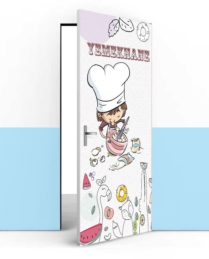 Yemekhane kapı giydirme