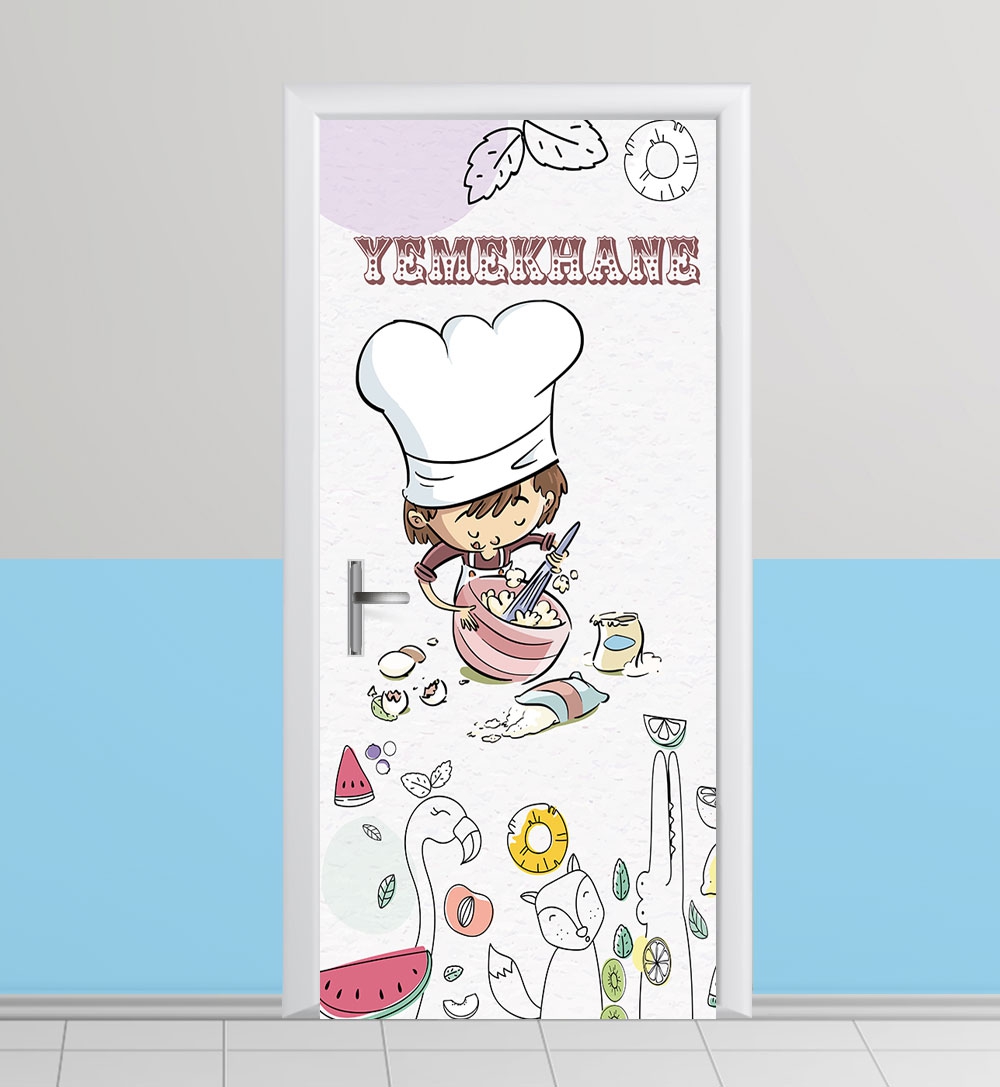 Yemekhane kapı giydirme